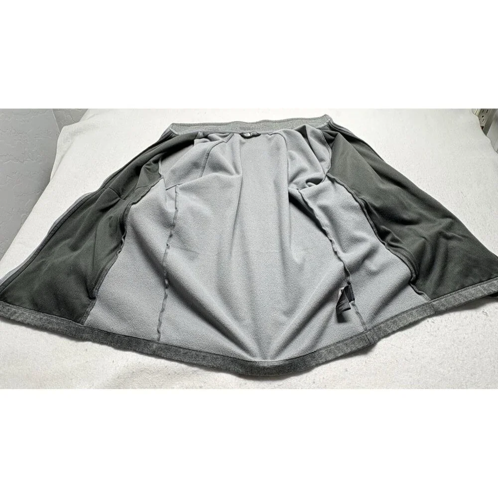 THE NORTH FACE Men Full‎ Zip Lightweight Jacket Sz L Gray Outdoors Hiking 67-4